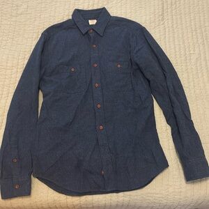 Men’s Navy Blue M Faherty Flannel
